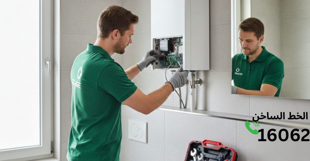 فني صيانه سخان كلاج  يقوم بتصليح سخان كلاج